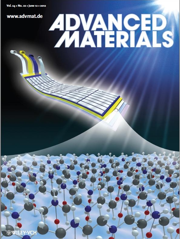 Prof. Kwanghee Lee"s Team Prints the Cover of Advanced Materials 이미지
