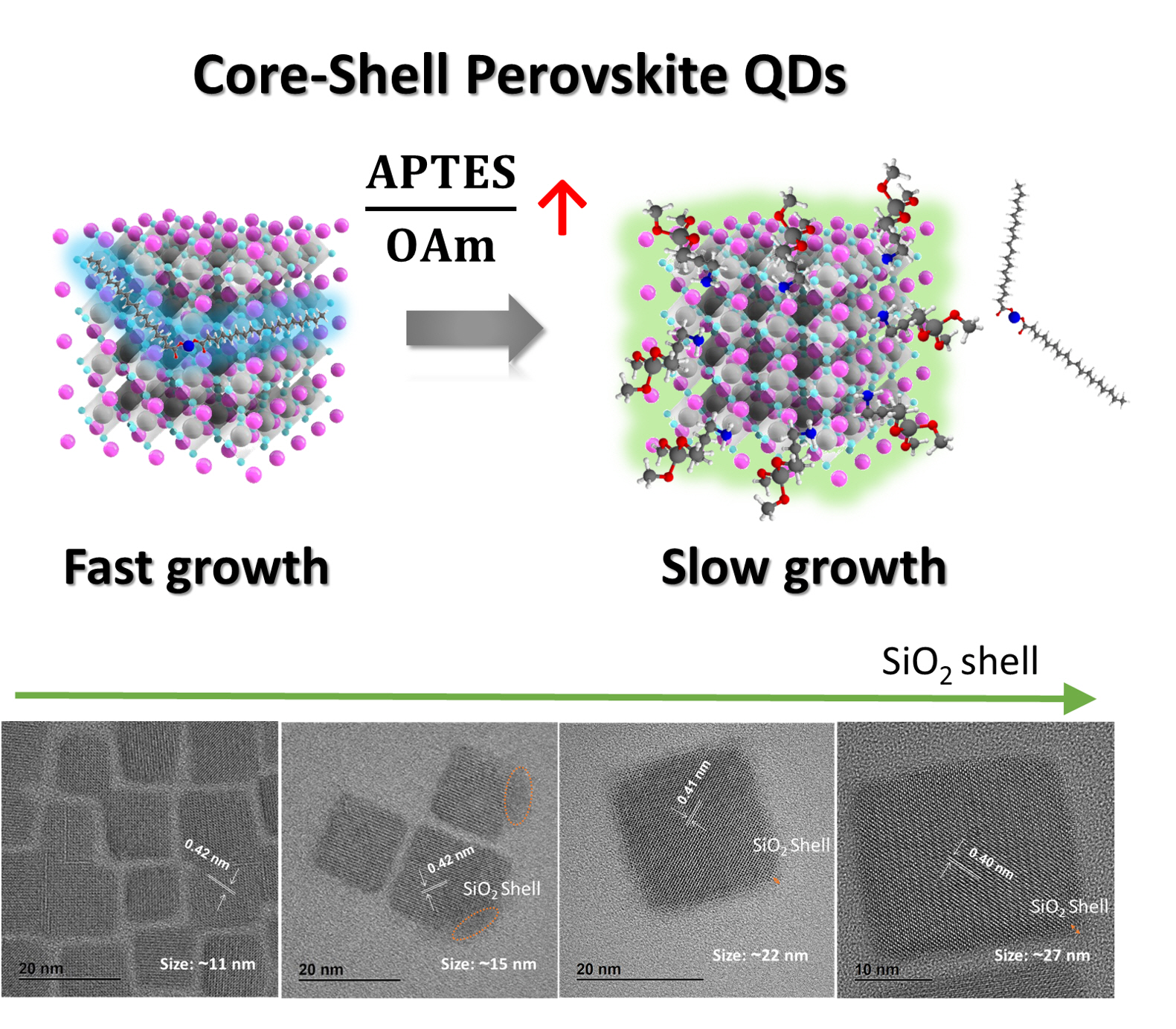 Senior Researcher Chang-Lyoul Lee's team develops high-stability core-shell perovskite quantum dot electroluminescent device 이미지