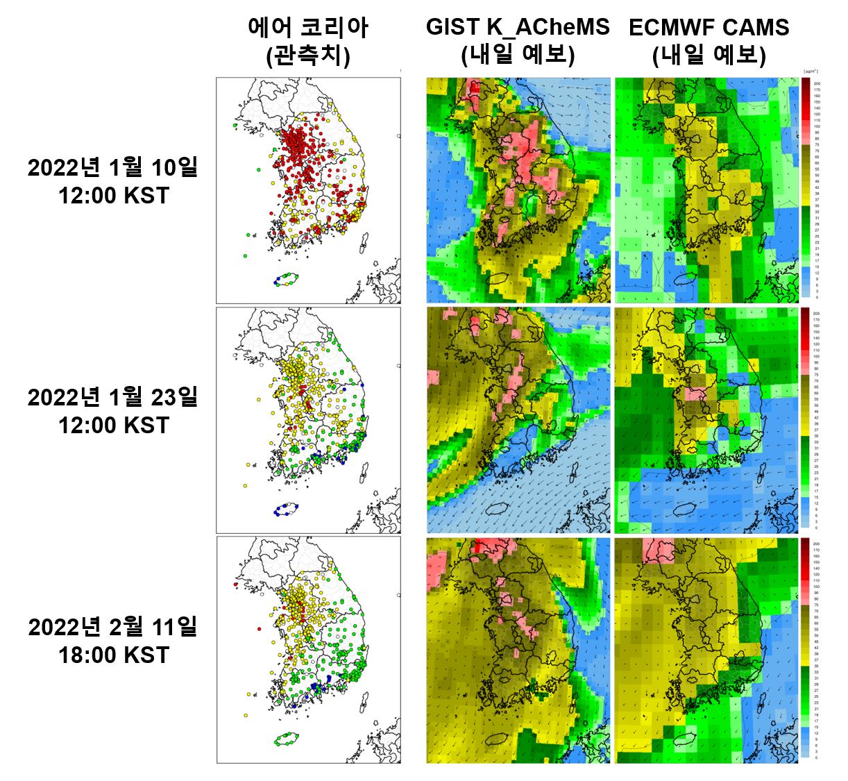 More Accurate Predictions of Ultra-fine Dust for Korea! GIST Develops an Air Quality Forecasting System 이미지