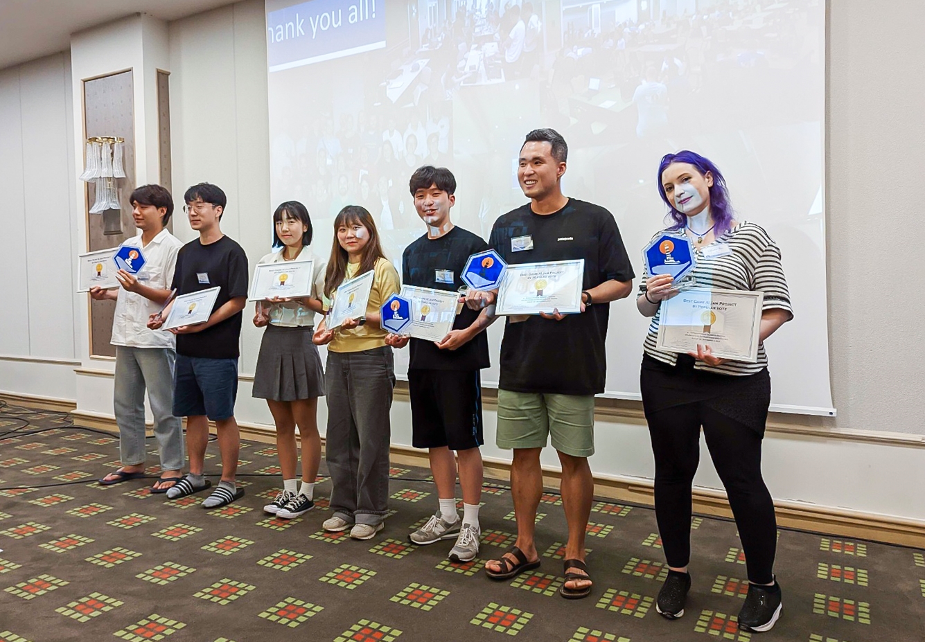 "What if Tetris game meets artificial intelligence?" GIST students win international game-AI hackathon 이미지