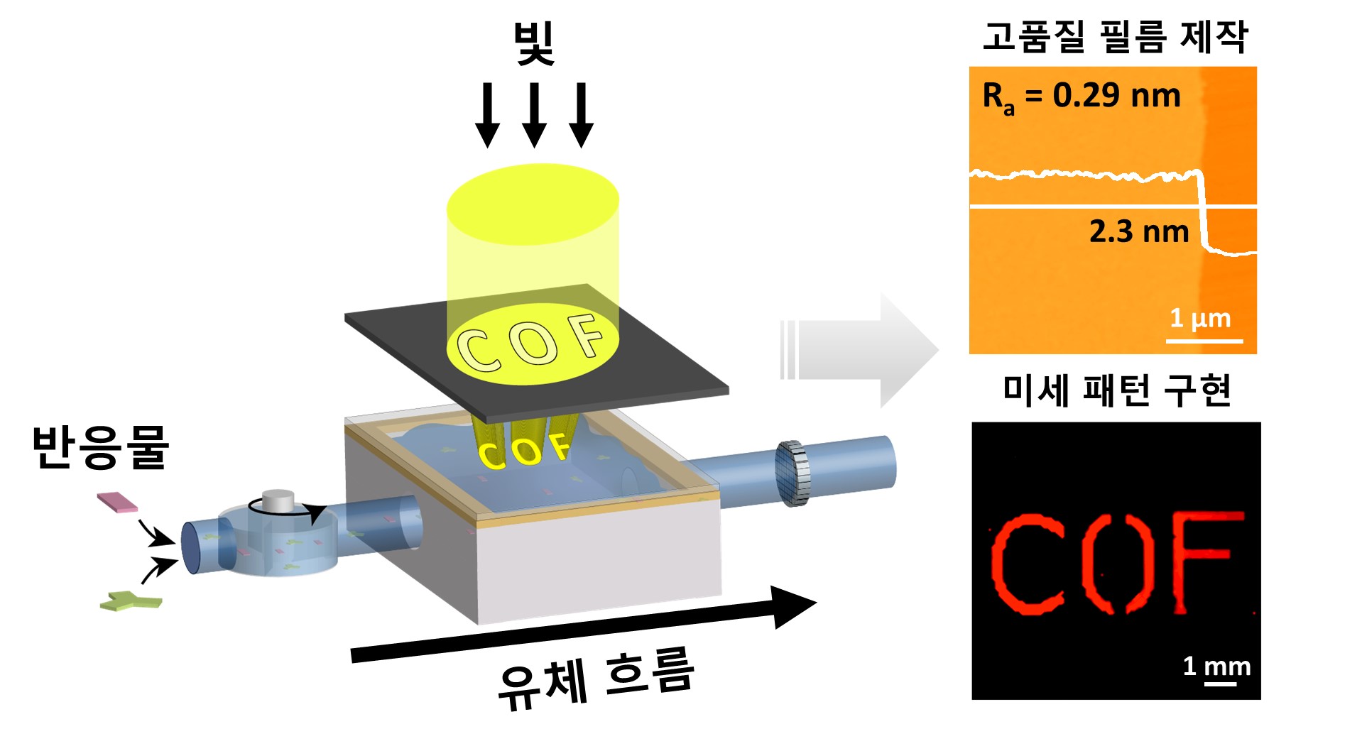 임현섭 교수 연구팀, 혁신적 2차원 공유-유기 골격체(COF) 합성 기술 개발 빛과 유체 흐름 활용… 광전자 소자 획기적 발전 가능성 열어 이미지