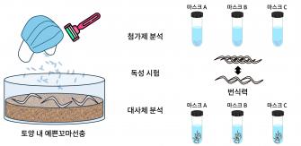 "버려진 일회용 마스크, 땅 속 생명까지 위협" GIST, 폐마스크 미세플라스틱·첨가제의 토양 생물 독성 규명 사진