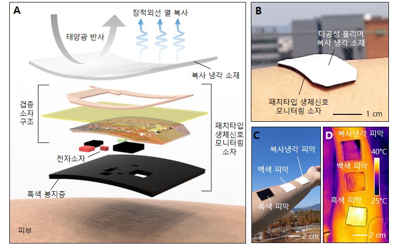 Professor Young Min Song's research team develops wearable electronic devices to solve the heat problem of smart watches 이미지