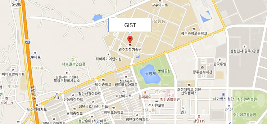 Gwangju Institute of Science and Technology Location