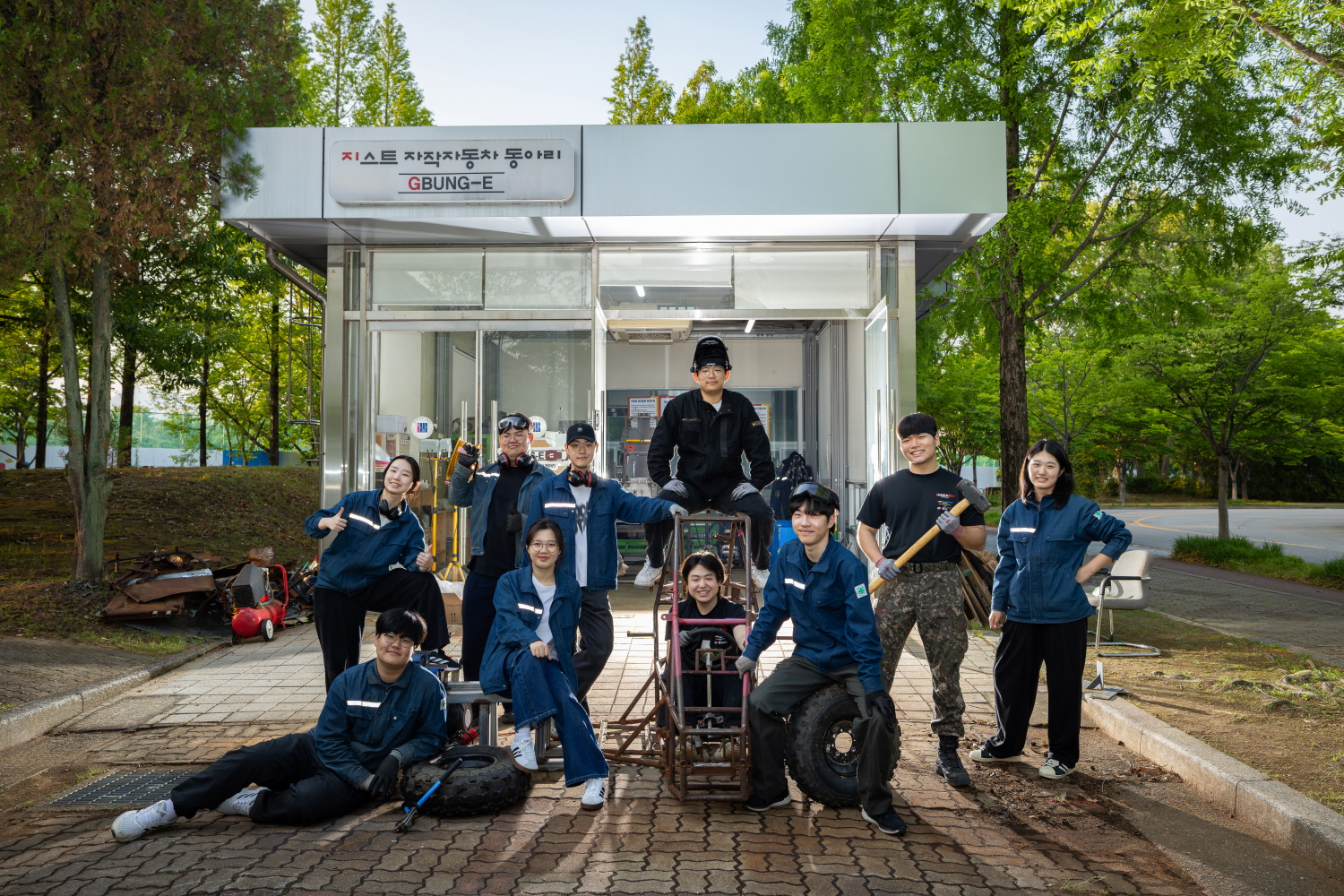 “차축이 부러져도 끝까지 완주한다“ GIST 학생 자작자동차 동아리 ‘지붕이‘, 전기 자작차 ‘Mk.5‘로 전국대회 출전 이미지